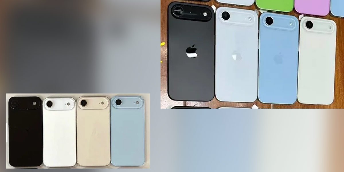 dummy render ل ألوان ايفون 17 air والشكل المتوقع