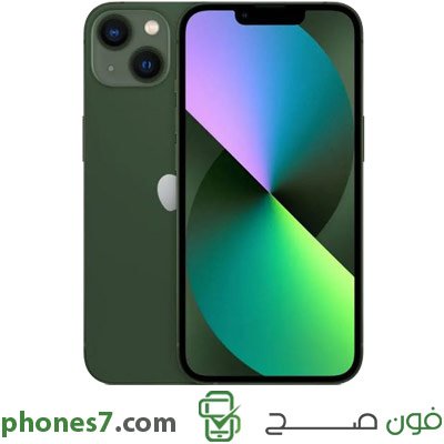 ايفون ۱۳ نسخة 4 جيجا بايت رام 128 جيجا بايت ذاكرة داخلية اللون اخضر الجيل الخامس متوفرة في مصر
