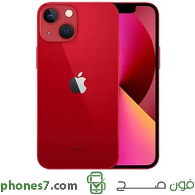 iphone thirteen version 4 GB ram 128 GB internal memory color Red 5G available in kuwait