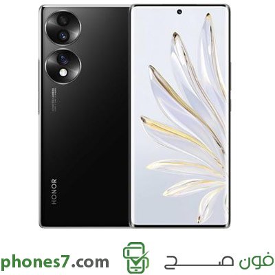 Honor 70 version 8 GB ram 256 GB internal memory color Black 5G and Dual Sim available in egypt
