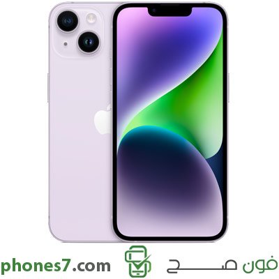 Iphone 14+ version 6 GB ram 512 GB internal memory color Purple 5G available in oman