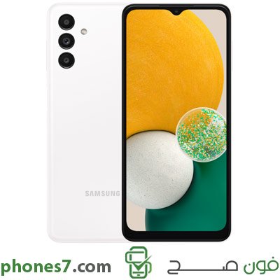 Galaxy A13 5G version 4 GB ram 64 GB internal memory color White 5G and Dual Sim available in ksa