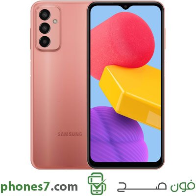 Samsung M13 version 4 GB ram 64 GB internal memory color Copper 4G and Dual Sim available in ksa