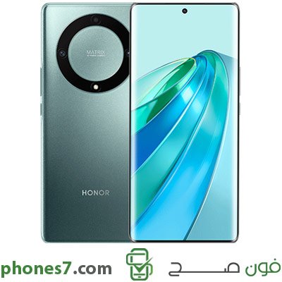 Honor X9a version 8 GB ram 256 GB internal memory color Green 5G and Dual Sim available in ksa