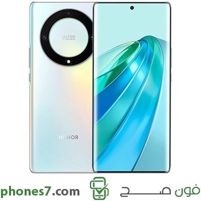 honor x9a version 8 GB ram 256 GB internal memory color Silver 5G and Dual Sim available in ksa