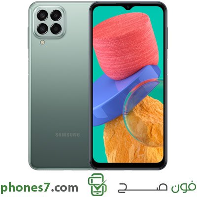 Samsung M33 version 6 GB ram 128 GB internal memory color Green 5G and Dual Sim available in uae