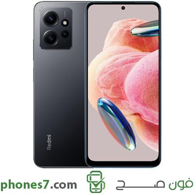 Xiaomi Redmi Note 12 version 6 GB ram 128 GB internal memory color Black 4G and Dual Sim available in egypt