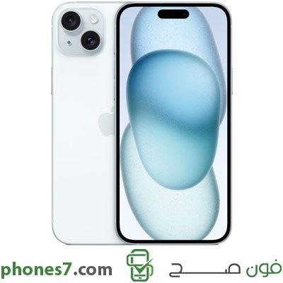 apple iphone 15 نسخة 6 جيجا بايت رام 128 جيجا بايت ذاكرة داخلية اللون ازرق الجيل الخامس وفيس تايم متوفرة في السعودية