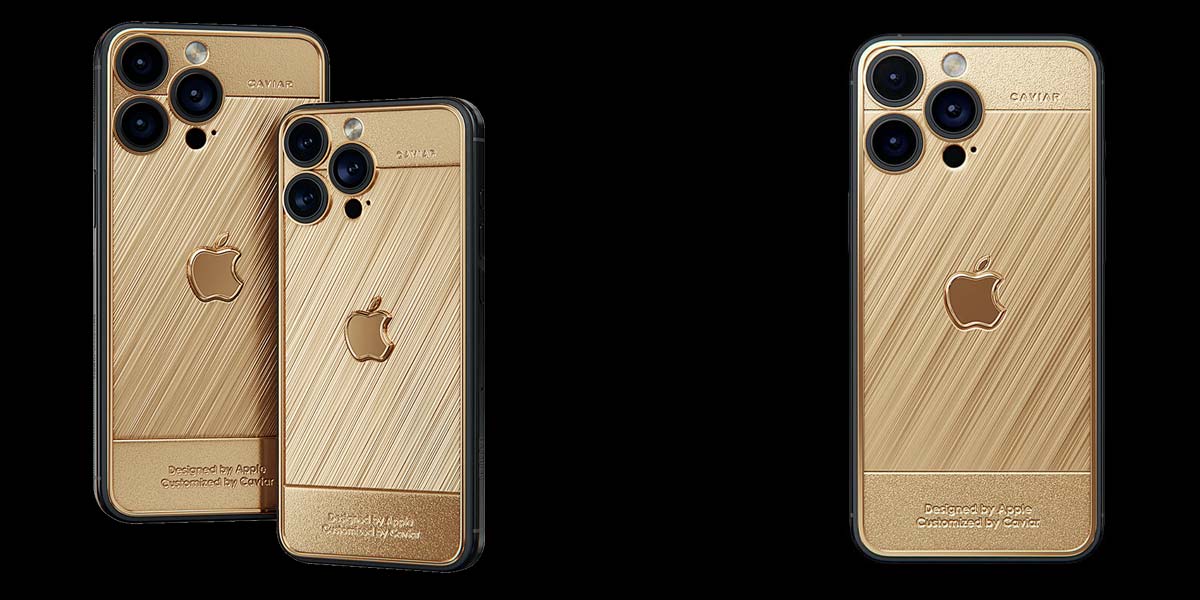 اصدار Ultra Gold ل Iphone 15 Pro Max من شركة Caviar