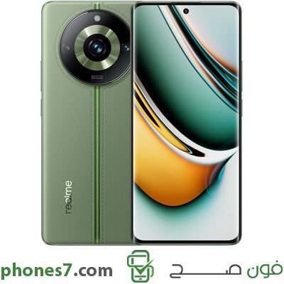 Realme 11 Pro+ version 12 GB ram 512 GB internal memory color Green 5G and Dual Sim available in uae