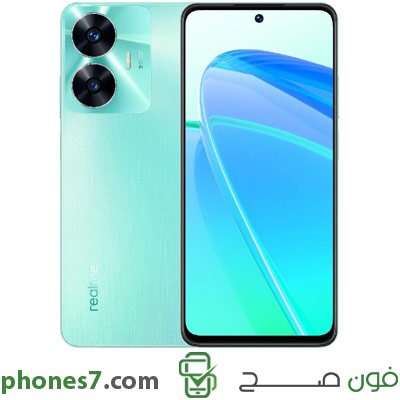 Realme C55 version 8 GB ram 256 GB internal memory color Green 4G and Dual Sim available in egypt
