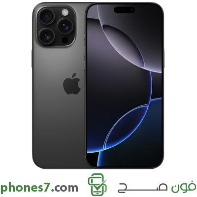 16 pro iphone version 8 GB ram 128 GB internal memory color Black Titanium 5G available in kuwait