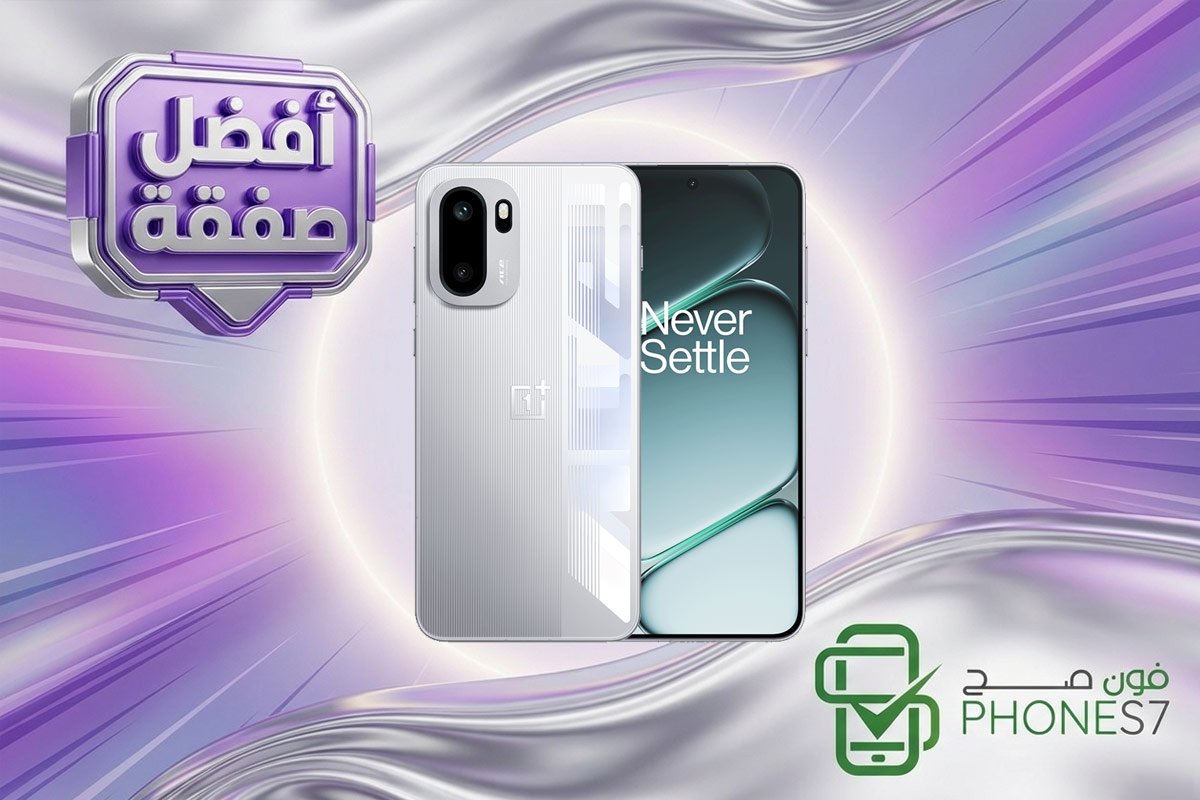 تصميم oneplus ace 6 باللون الفضي الرائع