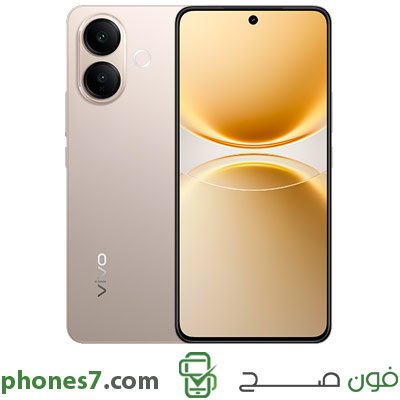 فيفو V70 لايت نسخة 8 جيجا بايت رام 128 جيجا بايت ذاكرة داخلية اللون ذهبي الجيل الخامس وشريحتي اتصال متوفرة في البحرين